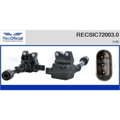 Bobina de encendido RECOFICIAL RECSIC72003.0 RECOFICIAL RECSIC72003.0 Última Oportunidad